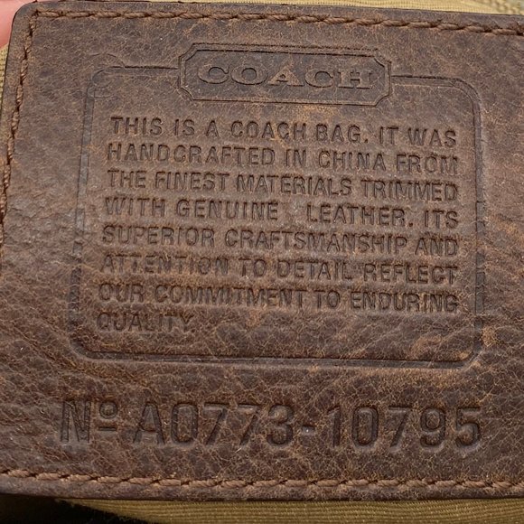 Coach Legacy Cotton Carly 17095 - Picture 11 of 13